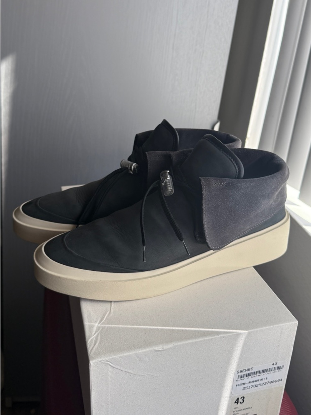 Fear of God Suede High-Top Sneakers 7th collection